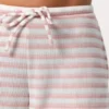Noppenjersey-Hose mit niedriger Leibhöhe in rosa Streifen Noppenjersey-Hose mit niedriger Leibhöhe in rosa Streifen