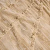 Novina Maxirock mit Rüschen und asymmetrischem Schnitt in Beige mit Print Novina Maxirock mit Rüschen und asymmetrischem Schnitt in Beige mit Print
