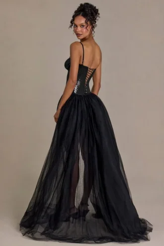 Odette Premium-Tüllrock in Schwarz