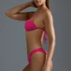 Oh Polly Bademode: HOTFIX Edition Verzierte V-förmige Cheeky-Bikinihose mit hohem Beinausschnitt in Raspberry Sorbet Oh Polly Bademode: HOTFIX Edition Verzierte V-förmige Cheeky-Bikinihose mit hohem Beinausschnitt in Raspberry Sorbet