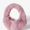 Ohrenschützer aus Kunstfell in Powder Pink