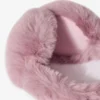 Ohrenschützer aus Kunstfell in Powder Pink
