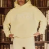 Oversize-Hoodie mit Stickerei in Soft Yellow Oversize-Hoodie mit Stickerei in Soft Yellow