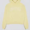 Oversize-Hoodie mit Stickerei in Soft Yellow Oversize-Hoodie mit Stickerei in Soft Yellow