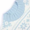 Oversize-Pullover aus Jacquard-Strick in Powder Blue Oversize-Pullover aus Jacquard-Strick in Powder Blue
