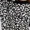 Oversize-Pullover aus Jacquard-Strick in Schwarz Oversize-Pullover aus Jacquard-Strick in Schwarz