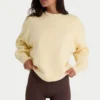 Oversize-Pullover aus Rippstrick in Lemon Oversize-Pullover aus Rippstrick in Lemon