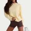 Oversize-Pullover aus Rippstrick in Lemon Oversize-Pullover aus Rippstrick in Lemon