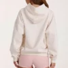Oversized-Hoodie mit Applikation in Elfenbein mit Polka-Dots Oversized-Hoodie mit Applikation in Elfenbein mit Polka-Dots