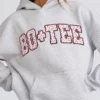Oversized-Hoodie mit Applikation in Grau Oversized-Hoodie mit Applikation in Grau