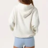 Oversized-Hoodie mit Applikation in Milch Oversized-Hoodie mit Applikation in Milch