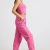 Oversized-Jogginghose aus gebürstetem Jersey in Pink Oversized-Jogginghose aus gebürstetem Jersey in Pink