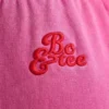 Oversized-Jogginghose aus gebürstetem Jersey in Pink Oversized-Jogginghose aus gebürstetem Jersey in Pink