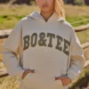 Oversized-Kapuzenpullover in Bone Oversized-Kapuzenpullover in Bone