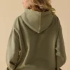 Oversized-Kapuzenpullover in Soft Olive Oversized-Kapuzenpullover in Soft Olive