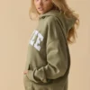 Oversized-Kapuzenpullover in Soft Olive Oversized-Kapuzenpullover in Soft Olive