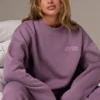 Oversized-Sweatshirt mit Rundhalsausschnitt in Dusk Oversized-Sweatshirt mit Rundhalsausschnitt in Dusk