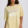 Oversized-T-Shirt mit Grafikprint in Lemon Oversized-T-Shirt mit Grafikprint in Lemon