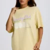 Oversized-T-Shirt mit Grafikprint in Lemon Oversized-T-Shirt mit Grafikprint in Lemon