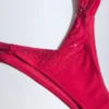 Pacifico Bikinihosen mit Rüschenverzierung in Himbeerrosa Pacifico Bikinihosen mit Rüschenverzierung in Himbeerrosa
