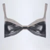 Palmita Bikini-Oberteil mit Rüschen in Silber-Chrom Palmita Bikini-Oberteil mit Rüschen in Silber-Chrom
