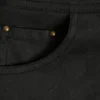 Parva Schnür-Shorts mit mittlerer Leibhöhe in Schwarz Parva Schnür-Shorts mit mittlerer Leibhöhe in Schwarz
