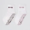 Pilates 2er-Pack Socken in Weiß