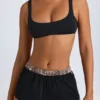 Praia Mini-Shorts in Schwarz