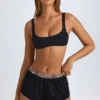 Praia Mini-Shorts in Schwarz