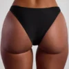Praslin Bandeau-Bikinioberteil mit Perlenverzierung in Schwarz Praslin Bandeau-Bikinioberteil mit Perlenverzierung in Schwarz
