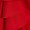 Priaska Rüschen-Schnürkorsett-Playsuit in Feuerrot Priaska Rüschen-Schnürkorsett-Playsuit in Feuerrot