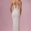 Primara Maxikleid mit Korsett und Verzierungen in Elfenbein Primara Maxikleid mit Korsett und Verzierungen in Elfenbein