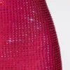 Raquel verziertes Minikleid mit extremem Wasserfallausschnitt und Neckholder in Pink Raquel verziertes Minikleid mit extremem Wasserfallausschnitt und Neckholder in Pink