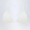 Recife Bikini-Oberteil mit Dreiecks-Cups und Broderie Anglaise in Weiß Recife Bikini-Oberteil mit Dreiecks-Cups und Broderie Anglaise in Weiß