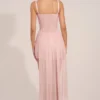 Reeva Minikleid mit drapiertem Korsett in Blush Pink