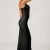 Robina – Verziertes Korsettkleid mit Rüschenbesatz in Schwarz Robina – Verziertes Korsettkleid mit Rüschenbesatz in Schwarz