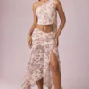 Romy Asymmetrischer Maxirock mit Rüschen im Primrose-Blumenprint Romy Asymmetrischer Maxirock mit Rüschen im Primrose-Blumenprint