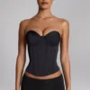 Sabrine Slinky Jersey Low-Rise Hotpants in Schwarz Sabrine Slinky Jersey Low-Rise Hotpants in Schwarz