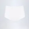 Sabrine Slinky Jersey Low-Rise Hotpants in Weiß Sabrine Slinky Jersey Low-Rise Hotpants in Weiß
