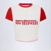Salina Logo Cropped T-Shirt in Weiß Salina Logo Cropped T-Shirt in Weiß