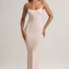 Salma Modal-Maxikleid mit U-Ausschnitt und Trägern im Streifenmuster Salma Modal-Maxikleid mit U-Ausschnitt und Trägern im Streifenmuster