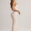 Salma Modal-Maxikleid mit U-Ausschnitt und Trägern im Streifenmuster Salma Modal-Maxikleid mit U-Ausschnitt und Trägern im Streifenmuster