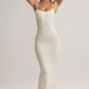 Salma Modal-Maxikleid mit U-Ausschnitt und Trägern in Blumenmuster