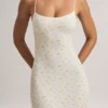 Salma Modal-Maxikleid mit U-Ausschnitt und Trägern in Blumenmuster