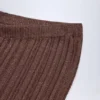 Selara Mid-Rise Flared Trousers in Bronze Selara Mid-Rise Flared Trousers in Bronze