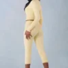 Selene Strick-Caprihose mit mittlerer Leibhöhe in Buttergelb Selene Strick-Caprihose mit mittlerer Leibhöhe in Buttergelb