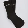 Set gerippter Crew-Socken in Multicolor