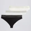 Set mit Cheeky-Slips mit hoher Taille in Multicolor