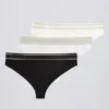 Set mit Cheeky-Slips mit hoher Taille in Multicolor