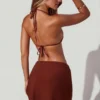 Signature Side Tie Sarong in Mocha Signature Side Tie Sarong in Mocha
